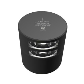 LOPOLIGHT Навигационный огонь 2nm dbl stern, black Аnodized LOPOLIGHT Навигационный огонь 2nm dbl stern, black Аnodized