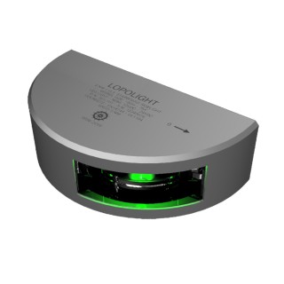 LOPOLIGHT Навигационный огонь 3nm Starboard, Аnodized LOPOLIGHT Навигационный огонь 3nm Starboard, Аnodized