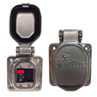 SmartPlug 30 Amp Breaker Stainless Steel Mounting Bracket SmartPlug 30 Amp Breaker Stainless Steel Mounting Bracket