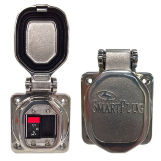 SmartPlug 50 Amp Breaker Stainless Steel Mounting Bracket SmartPlug 50 Amp Breaker Stainless Steel Mounting Bracket