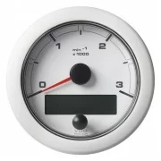 Veratron 3-3/8" (85MM) OceanLink&reg; NMEA 2000&reg; Tachometer - 3000 RPM - White Dial & Bezel