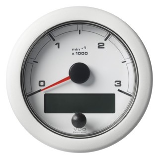 Veratron 3-3/8" (85MM) OceanLink® NMEA 2000® Tachometer - 3000 RPM - White Dial & Bezel Veratron 3-3/8" (85MM) OceanLink® NMEA 2000® Tachometer - 3000 RPM - White Dial & Bezel