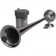 Sea-Dog Chrome Plated Trumpet Airhorn Long Single w/Compressor