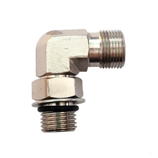 Octopus Orb Brass 90° Elbow - ORB 5 to 3/8" Compression Octopus Orb Brass 90° Elbow - ORB 5 to 3/8" Compression