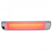 Aqua Signal Maputo Rectangular Multipurpose Interior Light w/Rocker Switch - Red/White LED
