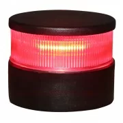 Aqua Signal Series 34 All-Round Mast Mount Light - Red LED - Black Housing