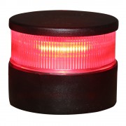 Aqua Signal Series 34 All-Round Mast Mount Light - Red LED - Black Housing