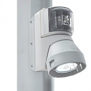Aqua Signal Series 43 Masthead/Foredeck Mast Mount LED Combo Light - 12V/24V - White Housing