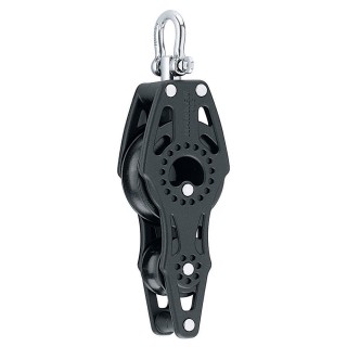 Harken 40mm Carbo Air Fiddle Block w/Swivel & Becket - Fishing Harken 40mm Carbo Air Fiddle Block w/Swivel & Becket - Fishing