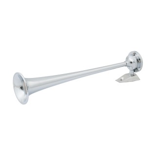 Marinco 12V Chrome Plated Single Trumpet Air Horn Marinco 12V Chrome Plated Single Trumpet Air Horn