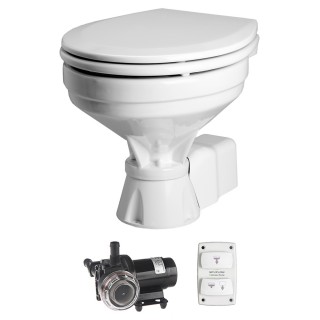 JOHNSON PUMP Судовой унитаз Aqua T Silent Electric Marine Toilets JOHNSON PUMP Судовой унитаз Aqua T Silent Electric Marine Toilets