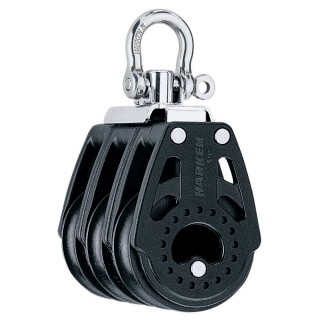 Harken 40mm Carbo Air Triple Swivel Block Harken 40mm Carbo Air Triple Swivel Block