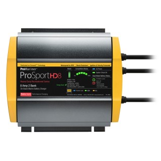ProMariner ProSportHD 8 Gen 4 - 8 Amp - 2 Bank Battery Charger ProMariner ProSportHD 8 Gen 4 - 8 Amp - 2 Bank Battery Charger