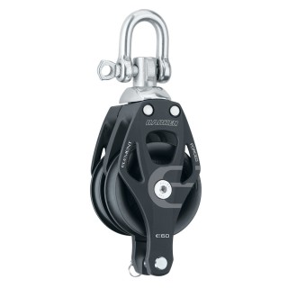 Harken 60mm Double Aluminum Element Block w/Swivel & Becket Harken 60mm Double Aluminum Element Block w/Swivel & Becket