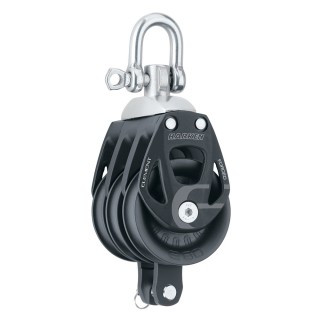Harken 60mm Triple Aluminum Element Block w/Swivel & Becket Harken 60mm Triple Aluminum Element Block w/Swivel & Becket