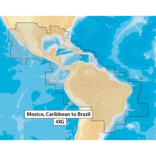 Navionics Navionics+ MSD/NAV+4XG Mexico, Caribbean to Brazil - microSD Format Navionics Navionics+ MSD/NAV+4XG Mexico, Caribbean to Brazil - microSD Format