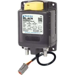 Blue Sea 7622100 ML ACR Charging Relay 12V 500A w/Manual Control & Deutsch Connector Blue Sea 7622100 ML ACR Charging Relay 12V 500A w/Manual Control & Deutsch Connector