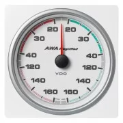 Veratron 4-3/8" (110mm) AcquaLink&reg; Apparent Wind Angle Magnified 360&deg; - 12/24V - White Dial & Bezel