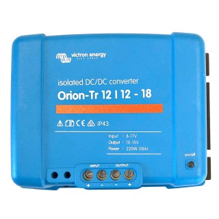Victron Orion-TR DC-DC Converter - 12 VDC to 12 VDC - 18AMP Isolated Victron Orion-TR DC-DC Converter - 12 VDC to 12 VDC - 18AMP Isolated