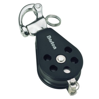 Barton Marine Series 3 Single Snap Shackle & Becket Block - 45mm Barton Marine Series 3 Single Snap Shackle & Becket Block - 45mm