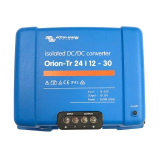 Victron Orion-TR DC-DC Converter - 24 VDC to 12 VDC - 30AMP Isolated Victron Orion-TR DC-DC Converter - 24 VDC to 12 VDC - 30AMP Isolated