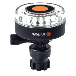 Navisafe Navilight All-White 5 Mode 360° 2NM w/Navimount Base Navisafe Navilight All-White 5 Mode 360° 2NM w/Navimount Base