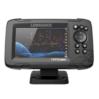 Lowrance HOOK Reveal 5 Combo w/SplitShot Transom Mount & Navionics+ Chart Lowrance HOOK Reveal 5 Combo w/SplitShot Transom Mount & Navionics+ Chart