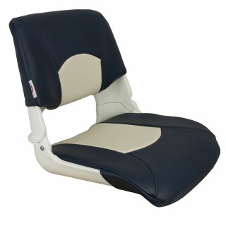 Springfield Skipper Standard Seat Fold Down - White/Blue Springfield Skipper Standard Seat Fold Down - White/Blue