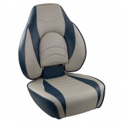 Springfield Fish Pro High Back Folding Seat - Blue/Grey