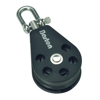 Barton Marine Size 1 Single Swivel Block w/Becket Barton Marine Size 1 Single Swivel Block w/Becket