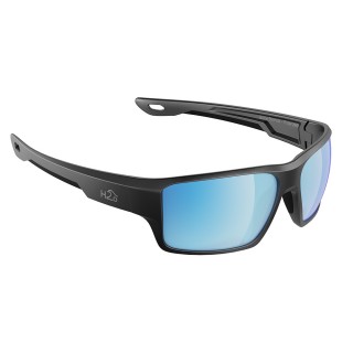 H2Optix Ashore Sunglasses Matt Gun Metal, Grey Blue Flash Mirror Lens Cat. 3 - AntiSalt Coating w/Floatable Cord H2Optix Ashore Sunglasses Matt Gun Metal, Grey Blue Flash Mirror Lens Cat. 3 - AntiSalt Coating w/Floatable Cord