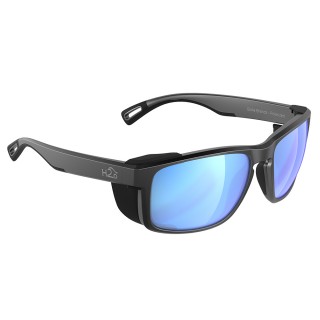 H2Optix Reef Sunglasses Matt Gun Metal, Grey Blue Flash Mirror Lens Cat.3 - AntiSalt Coating w/Floatable Cord H2Optix Reef Sunglasses Matt Gun Metal, Grey Blue Flash Mirror Lens Cat.3 - AntiSalt Coating w/Floatable Cord