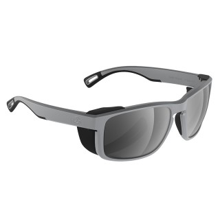 H2Optix Reef Sunglasses Matt Grey, Grey Silver Flash Mirror Lens Cat.3 - AntiSalt Coating w/Floatable Cord H2Optix Reef Sunglasses Matt Grey, Grey Silver Flash Mirror Lens Cat.3 - AntiSalt Coating w/Floatable Cord