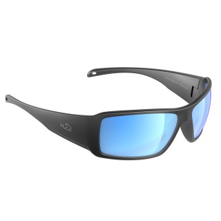 H2Optix Stream Sunglasses Matt Gun Metal, Grey Blue Flash Mirror Lens Cat.3 - AntiSalt Coating w/Floatable Cord H2Optix Stream Sunglasses Matt Gun Metal, Grey Blue Flash Mirror Lens Cat.3 - AntiSalt Coating w/Floatable Cord