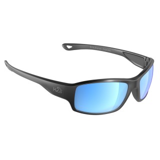 H2Optix Beachwalker Sunglasses Matt Gun Metal, Grey Blue Flash Mirror Lens Cat. 3 - AR Coating H2Optix Beachwalker Sunglasses Matt Gun Metal, Grey Blue Flash Mirror Lens Cat. 3 - AR Coating