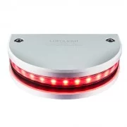Lopolight Red 180&deg; Navigation Light - 3nm Vertical Mount - 0.7M Cable