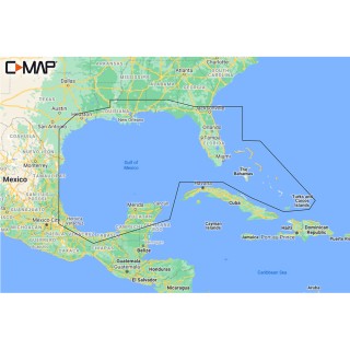 C-MAP M-NA-Y204-MS Gulf of Mexico to Bahamas REVEAL™ Coastal Chart C-MAP M-NA-Y204-MS Gulf of Mexico to Bahamas REVEAL™ Coastal Chart