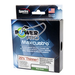 POWER PRO MAXCUATRO 40LB 150 YRDS. GREEN POWER PRO MAXCUATRO 40LB 150 YRDS. GREEN