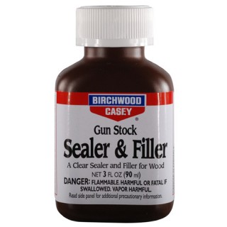 Birchwood Casey Gun Stock Clear Sealer and Filler 3 oz Birchwood Casey Gun Stock Clear Sealer and Filler 3 oz