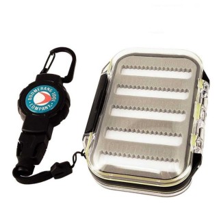 Boomerang Fly Box Small with Small Gear Tether and Carabiner Boomerang Fly Box Small with Small Gear Tether and Carabiner