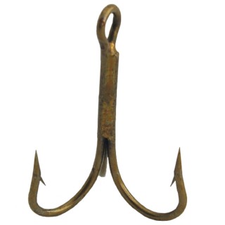 Danielson Bronze Treble Hook Size 1/0 - Pkg of 144 Danielson Bronze Treble Hook Size 1/0 - Pkg of 144