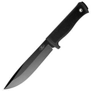 Fallkniven A1 Fixed Blade 6.3 in Black Blade Leather Sheath Fallkniven A1 Fixed Blade 6.3 in Black Blade Leather Sheath