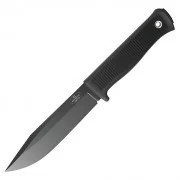 Fallkniven S1 Fixed Blade 5.1 in Black Blade Leather Sheath
