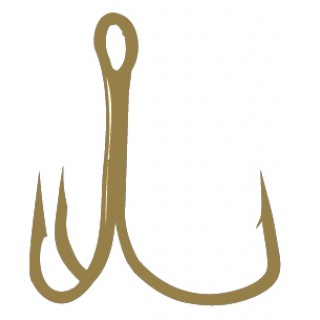 Gamakatsu Size 6 Extra Wide Gap Treble Bronze 12 Pack 77107 Gamakatsu Size 6 Extra Wide Gap Treble Bronze 12 Pack 77107