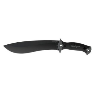 Kershaw Camp Knife Fixed Blade 10.0 in Black Plain Polymer Kershaw Camp Knife Fixed Blade 10.0 in Black Plain Polymer