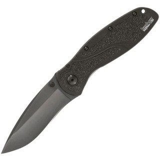 Kershaw Blur Assisted 3.38 in Black Plain Black Aluminum Kershaw Blur Assisted 3.38 in Black Plain Black Aluminum