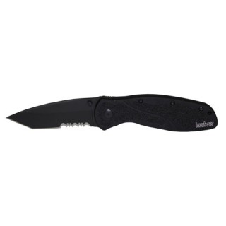 Kershaw Blur Assisted 3.38 in Blk Tanto Combo Black Aluminum Kershaw Blur Assisted 3.38 in Blk Tanto Combo Black Aluminum