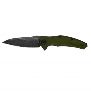 Kershaw Bareknuckle Folder 3.25 in BW Olive Aluminum Handle Kershaw Bareknuckle Folder 3.25 in BW Olive Aluminum Handle