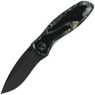 Kershaw Blur Assisted 3.38 in Black Plain Camo Aluminum Kershaw Blur Assisted 3.38 in Black Plain Camo Aluminum