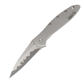 Kershaw Leek Assisted 3 in Composite Plain Stainless Handle Kershaw Leek Assisted 3 in Composite Plain Stainless Handle